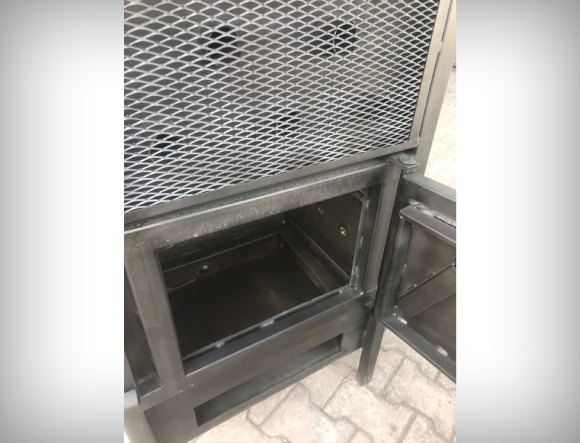 Siyah Renkli T2 Orta Boy Fanlı Soba